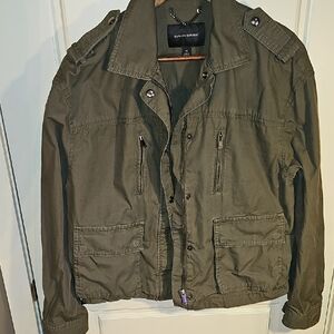 Banana Republic- WOMEN'S Green Military Field Coat SIZE M
